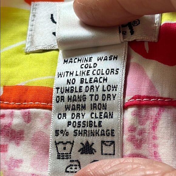 Lilly Pulitzer Palm Beach Rory Skort Multi Kings King Court Patch  SZ 8 Stretch - Picture 11 of 14